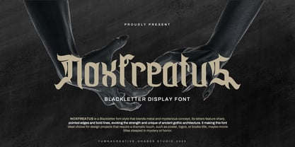 Noxfreatus Font Poster 1