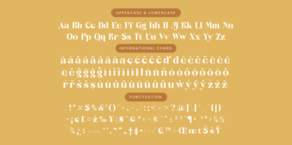 Kavare Font Poster 15