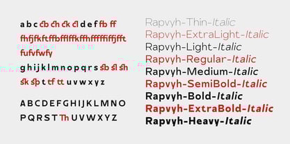 Rapvyh Variable Font Poster 8
