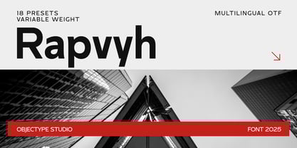 Rapvyh Variable Font Poster 1