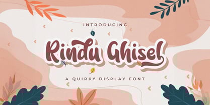 Rindu Ghisel Font Poster 1