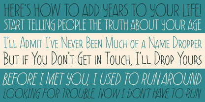 Petey Skiffle Font Poster 2