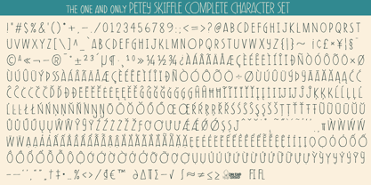 Petey Skiffle Font Poster 6