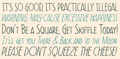 Petey Skiffle Font Poster 3