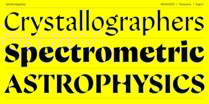 Spirala Display Font Poster 9