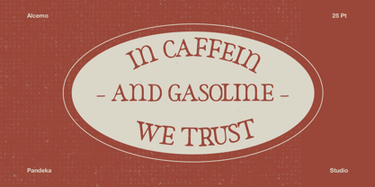 Alcemo Font Poster 3