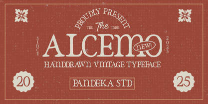Alcemo Font Poster 1