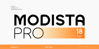 Modista Pro Font Poster 1