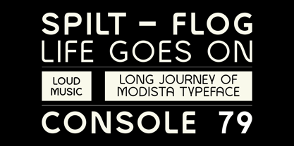 Modista Pro Font Poster 2