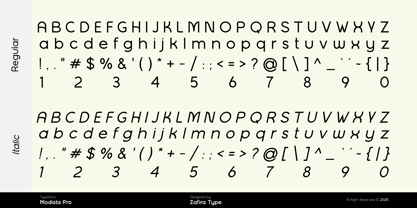 Modista Pro Font Poster 15