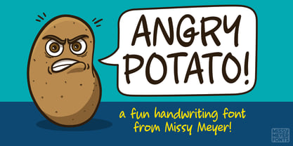 Angry Potato Font Poster 1