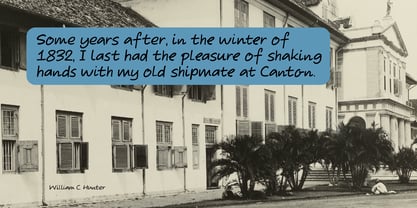 Canton Social Club Font Poster 2