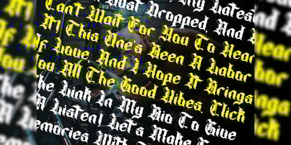 Sinastre Font Poster 9