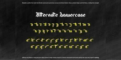 Sinastre Font Poster 6