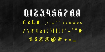 Sinastre Font Poster 3