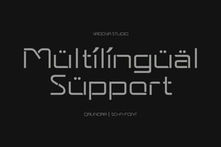 Qalinora Font Poster 8