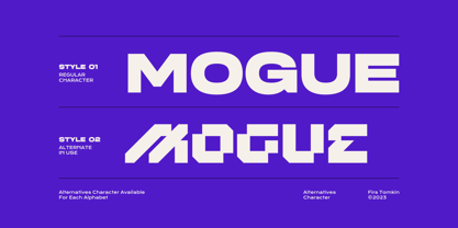 First Tomkin Font Poster 3