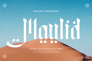 Maulid Font Poster 1