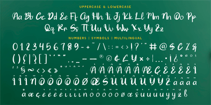 CF Giveryna Font Poster 3