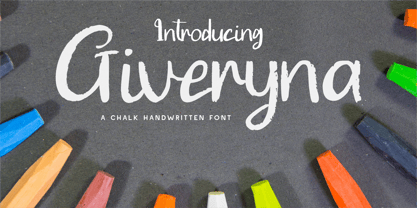 CF Giveryna Font Poster 1