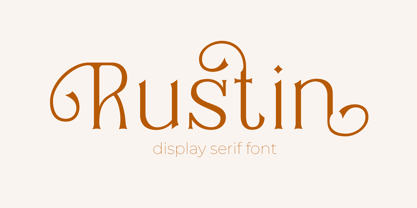 Rustin Font Poster 1