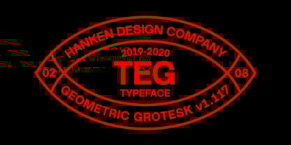 TEG Font Poster 4