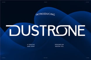 Dustrone Font Poster 1