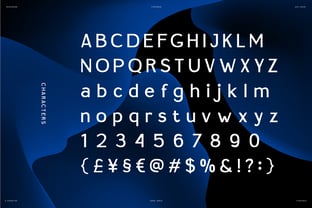 Dustrone Font Poster 2