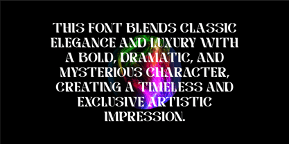 Velmorin Font Poster 6