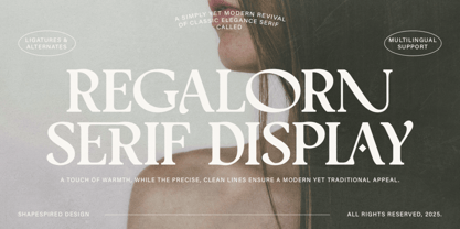 Regalorn Font Poster 1