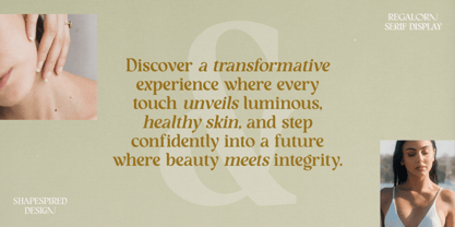 Regalorn Font Poster 6