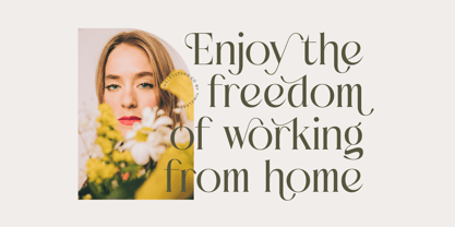 Mezaira Font Poster 3