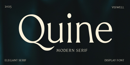 Quine Font Poster 1