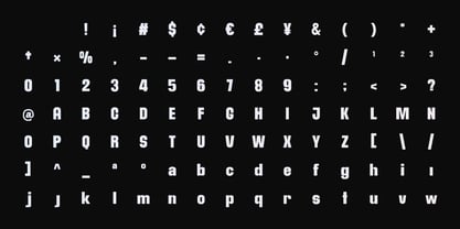 Encore Ultra Font Poster 4