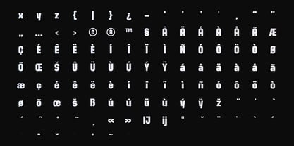 Encore Ultra Font Poster 6