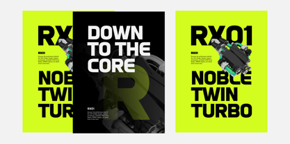 Smooth Engine Font Poster 3