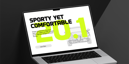 Smooth Engine Font Poster 2