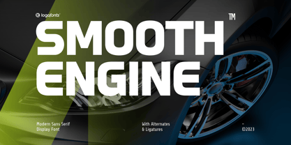 Smooth Engine Font Poster 1