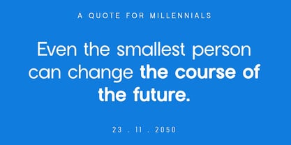 Roundelay Font Poster 2