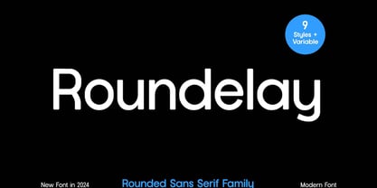 Roundelay Font Poster 1
