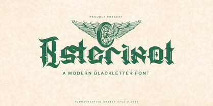 Asterixot Font Poster 1