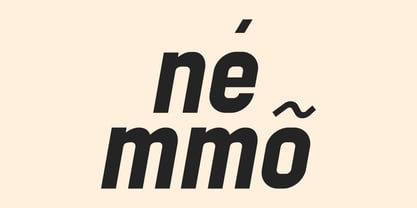 Nemmo Font Poster 3