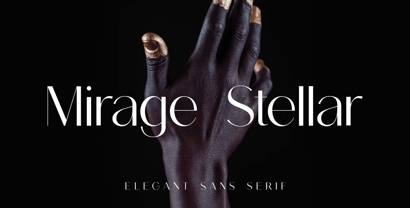 Mirage Stellar Font Poster 1