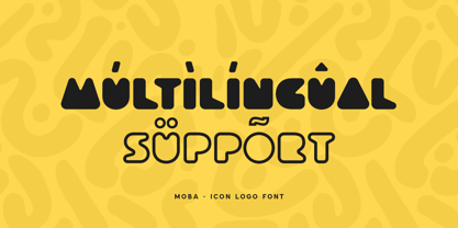 Moba Font Poster 12