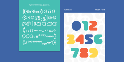 Moba Font Poster 10