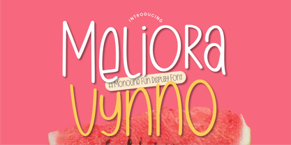 CF Meliora Vynno Font Poster 1