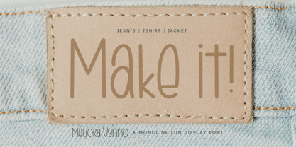 CF Meliora Vynno Font Poster 10