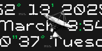 AOT Lost Contact Font Poster 9