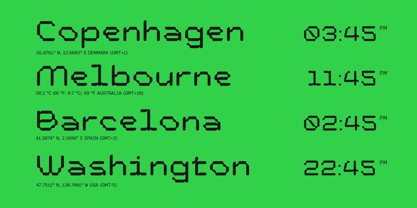 AOT Lost Contact Font Poster 8