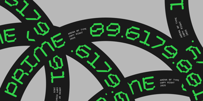 AOT Lost Contact Font Poster 5